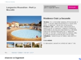 Vacances de paques:  149 euros la location en residence club à port la nouvelle arrivée le 2 mai
