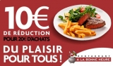 Restaurant à la bonne heure – 10€ de réduction