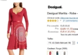 Super affaire : robe desigual femmes à 17.7 euros .. encore disponible