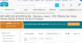 Super affaire articles de marques de mode: avec 20/50 en plus sur Rueducommerce