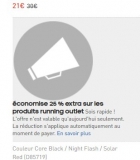 Adidas : livraison gratuite et 25 pourcent de remise sur les articles de running le 18 aout seulement