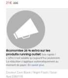 Adidas : livraison gratuite et 25 pourcent de remise sur les articles de running le 18 aout seulement