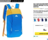 Super prix : 0.99€ le sac à dos decathlon 10 litres