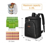 Sac à dos glaçière de 28 litres pas cher à 21€