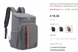Sac à dos Isotherme – glacière  20 litres pas cher à 15€