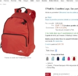 Sacs à dos pas chers :  7.79 euros le sac Oneill ..