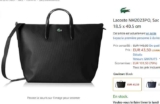 Sac Cabas Lacoste week end L12.12  en solde à 43.5€
