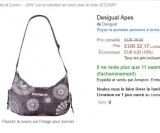 Sac de sport desigual à 25 euros contre 39 sur le site officiel