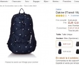 Super Affaire : Sac à dos Dakine à 12 euros ( plus de 30 partout )