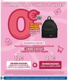 Carrefour : sac à dos Eastpak Padded 100% remboursé