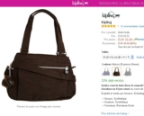 Sac kipling orelie en vente flash à moins de 30 euros