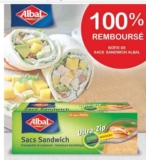 Gratuit !  une boite de sacs à sandwich albal