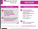 Gratuit : invitation pour le salon de la photo 2015 à Paris