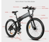 Bon plan vtt électrique pliant SAMEBIKE LO26-II  à 879€