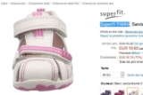Super affaire : Sandales Cuir enfants SuperFit à 16.6€