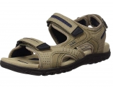 Sandales Geox Strada en cuir pour hommes pas chères à 30€ au lieu de 69.99€ !