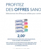 Bon plan Dentifrice Sanogyl ( tube à moins de 0.4€ contre 2.4€ normalement)