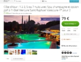 Bonne affaire séjour en hotel 4 étoiles sur la cote d&rsquo;azur à 79 euros avec petits dejeuners et champagne