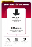 Promo Box SFR Fibre ou Adsl à 20€ par mois durant 2 ans !