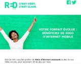 SFR RED Forfait 30go à 5€… Attention à l&rsquo;option automatique 10go pour 2€