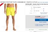 Short de bains quiksilver pas cher à moins de 14 euros port inclus