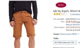 Mode : Bermuda Esprit pour hommes à moins de 10€