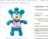 Jouets pas cher : peluche interactive SING A MA JIG Fisher price à 4.5 euros ( premium amazon)