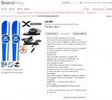 Skis + fixations à partir de 120 euros jusqu’au 27/02