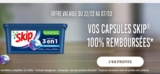 Gratuit : un pack de lessive Skip 100% remboursé