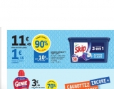 Lessive Skip capsules avec 90% de ticket Leclerc : 1.15€ seulement ! (voire meme gratuit avec optimisation )