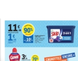 Lessive Skip capsules avec 90% de ticket Leclerc : 1.15€ seulement ! (voire meme gratuit avec optimisation )
