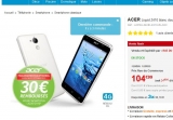 Smartphone Acer liquid z410 qui revient à moins de 75 euros