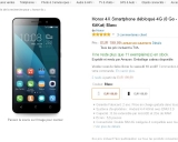 Smartphone puissant honor 4x qui revient à 170 euros (octocore , 2go de mémoire vive)