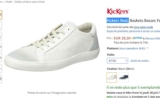 Pas chères: Sneakers cuir Kickers Real pour femmes à 26 – 28€