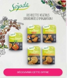 Plats végétariens SOJADE remboursés à 70% – Shopmium