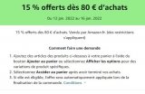 Amazon Soldes: 15% de réduction en plus pour 80 d&rsquo;achats sur une sélection mode