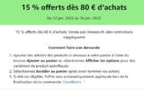 Amazon Soldes: 15% de réduction en plus pour 80 d&rsquo;achats sur une sélection mode