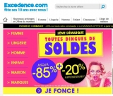 Mode : mega soldes chez excedence avec la deuxieme demarque ..
