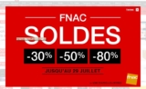 Soldes fnac … Jusqu&rsquo;à 80% de remise