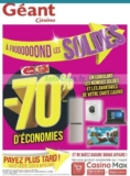 Soldes Geant Casino à partir du 9 janvier  : des super affaires : 70% sur ordinateur , tv ….