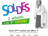 Soldes mode : 3eme article gratuit chez gemo