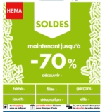 Hema – soldes jusqu&rsquo;à 70 pourcent de réduction
