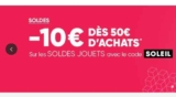 Soldes jouets Fnac  : 10€ de remise pour 50 d&rsquo;achats
