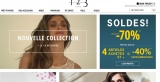 Soldes mode femmes : jusqu&rsquo;à 70% chez 1-2-3 et 3 produits pour le prix de deux