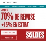 Soldes MYPROTEIN .. jusqu’à 70% de réduction sur des complements alimentaires et vétements