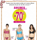 Soleil Sucré : lingerie en solde pas chère et livraison gratuite le 26 janvier
