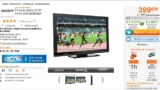 Tv Sony 37 pouces KDL 37BX420BAEP à 384 euros port inclu