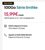 Bon plan forfait Mobile Sosh avec 100Go d&rsquo;internet à 15.99€ par mois
