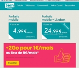 Forfaits Sosh : 2go en plus pour 1 euro et appels illimités vers les portables algeriens Mobilis