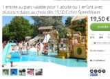 Réduction Speedwater park : 16.99 euros le billet pour l&rsquo;été
